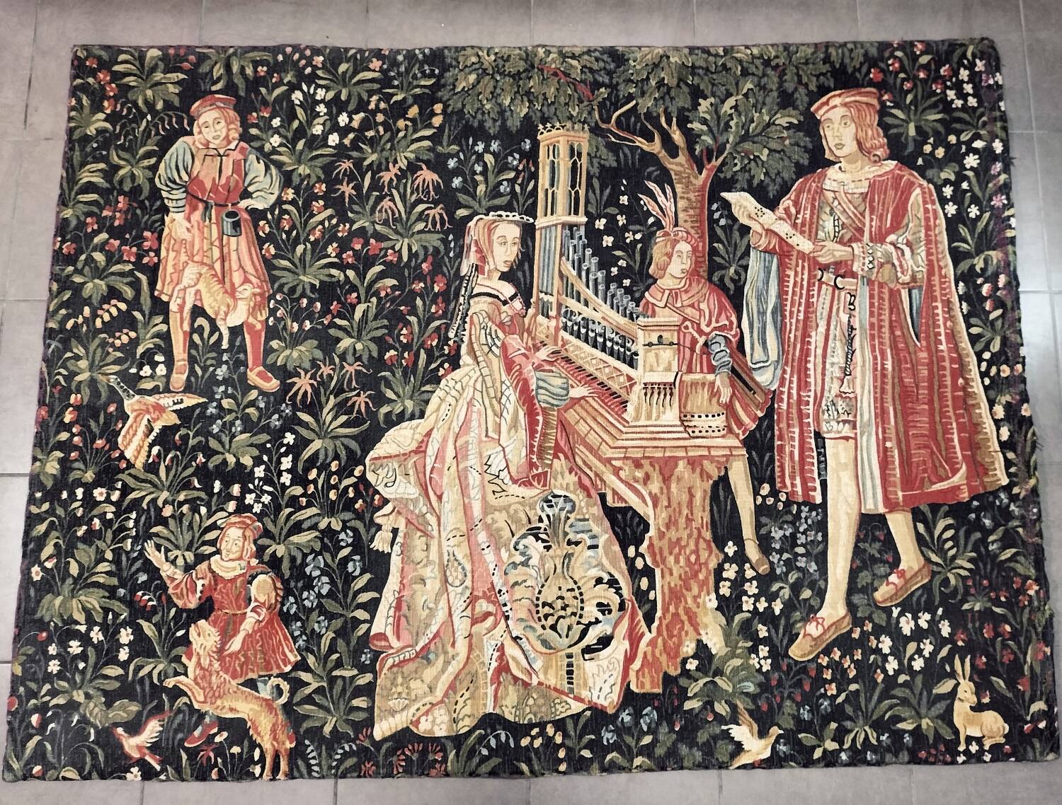 French wall tapestry