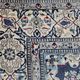Persian Iran Nain Wool and Silk Oriental Rug: 3.10 X 2.08 Meters