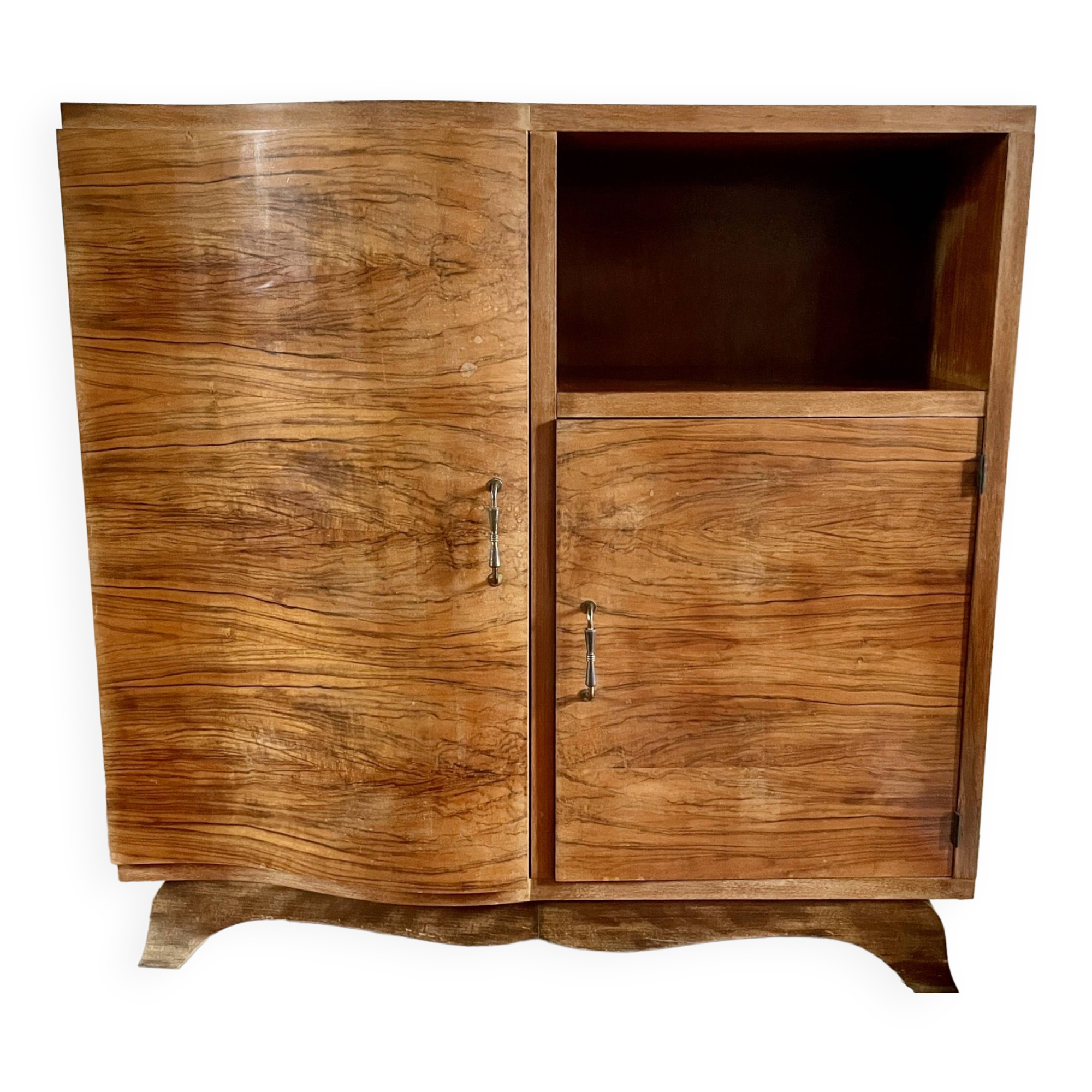 Small Art-Deco mustache piece of furniture