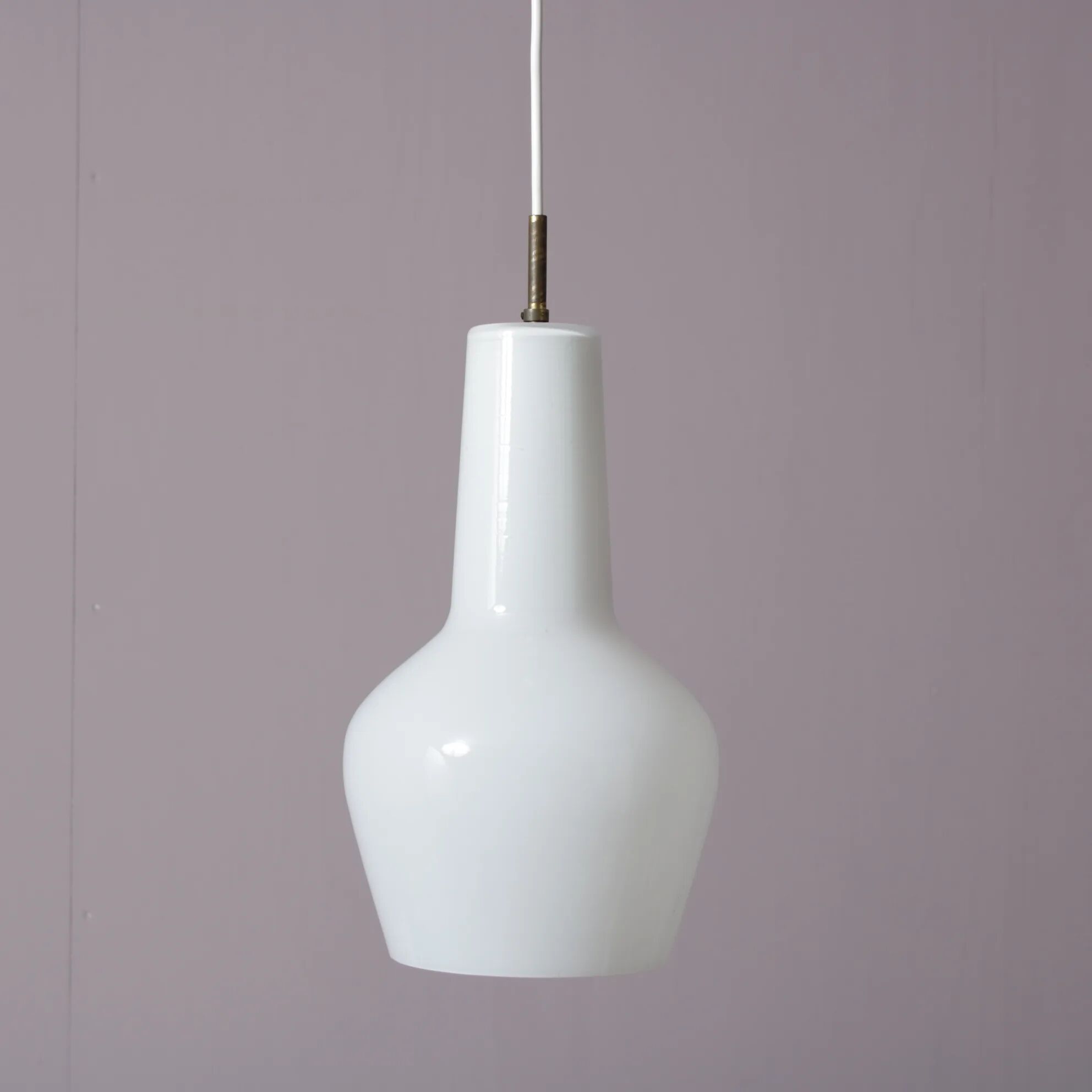 1950s Massimo Vignelli hanging lamp for Venini, Italy
