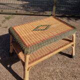 Rattan coffee table