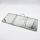 Beveled triptych mirror