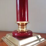 Lampe colonne De Schuyneter en laiton 1970