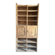 Antique workshop cabinet with compartments and doors