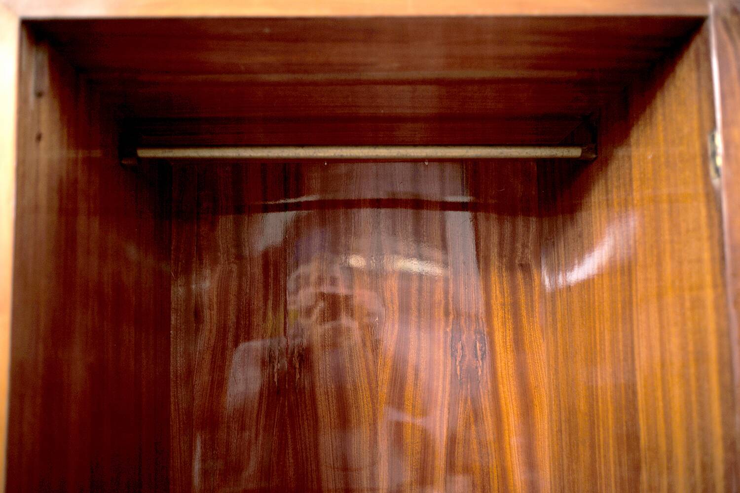 Walnut wardrobe/closet, Italy 1955