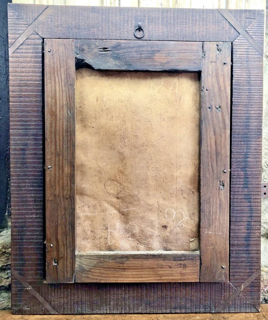 Oil painting on canvas XVIII Virgin and Child