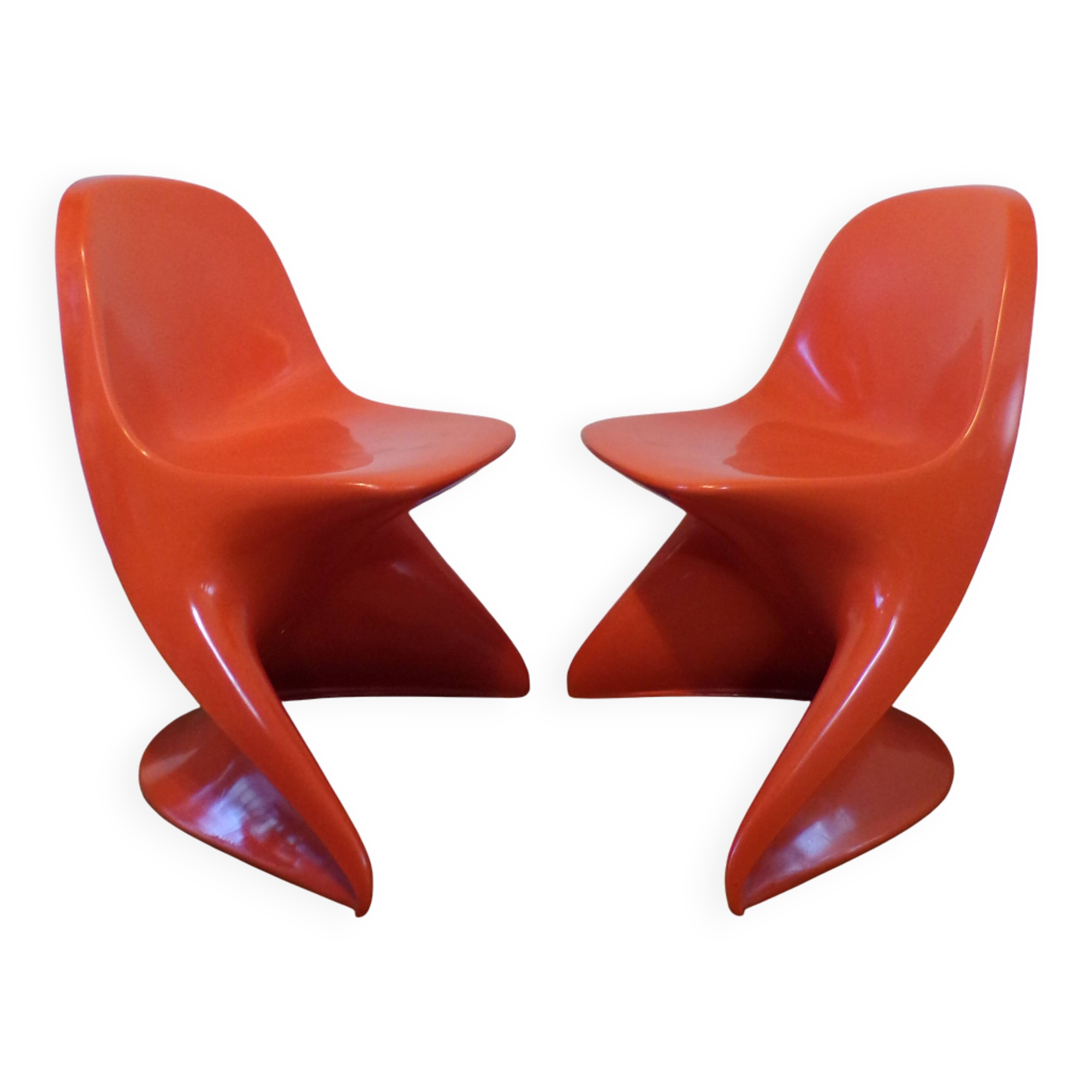 Pair of Casalino chairs by Alexander Begge for Casala