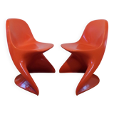 Pair of Casalino chairs by Alexander Begge for Casala