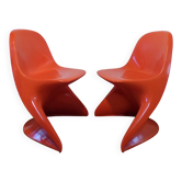 Pair of Casalino chairs by Alexander Begge for Casala