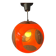 Vintage orange suspension "Bug Eye" Massive style Space Age