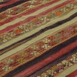 Turkish Anatolian Handmade Vintage Area Kilim Rug 216 cm x 160 cm