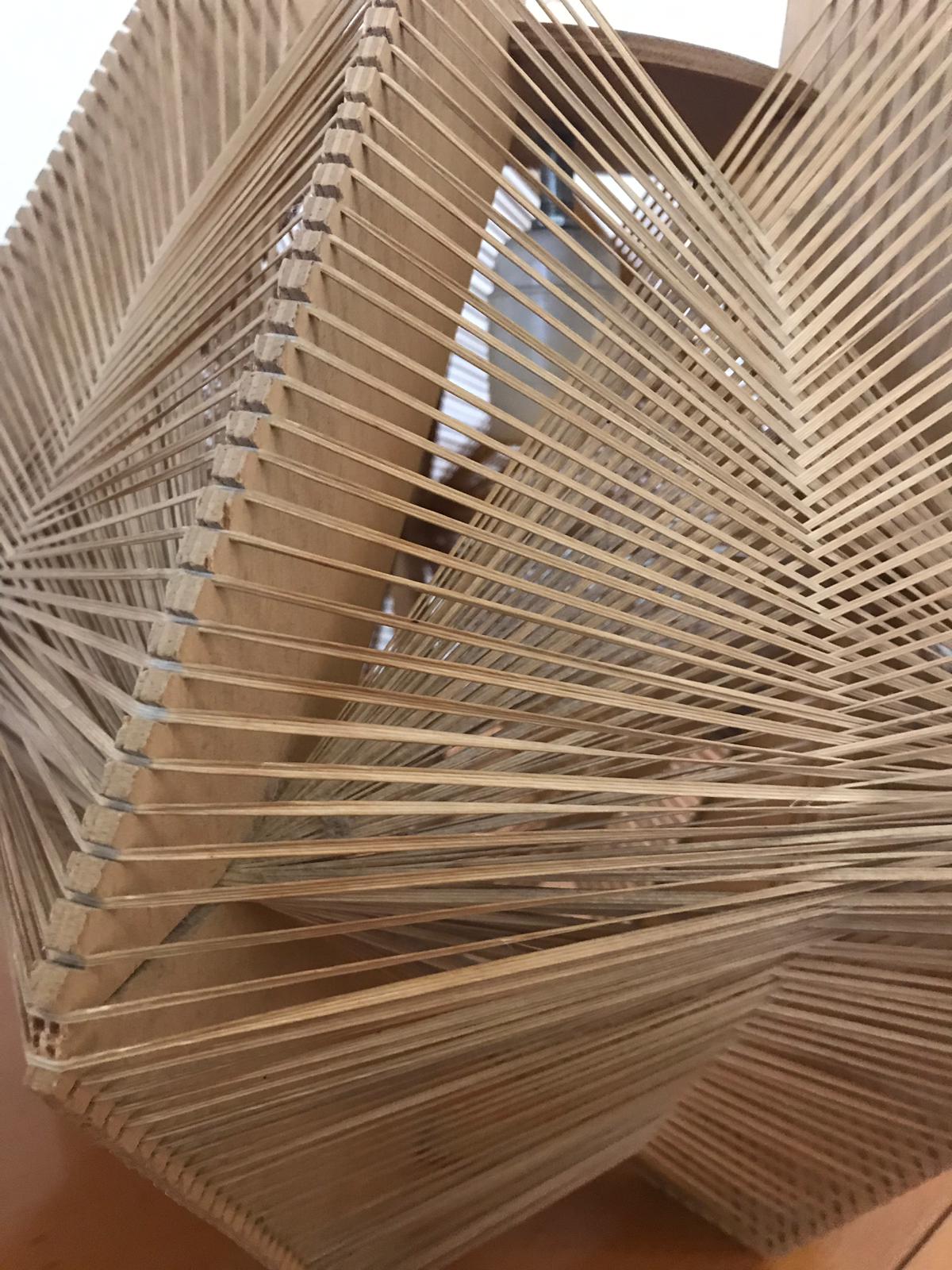 Hanging of wood and son Scandinavian style