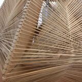 Suspension en bois et fils style scandinave