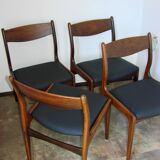 Set of 4 vintage rosewood chairs from the 1960s, Richbilt, Johannes Anderse