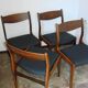 Set of 4 vintage rosewood chairs from the 1960s, Richbilt, Johannes Anderse