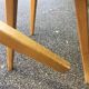 Pair of 70's light wood mountain chairs