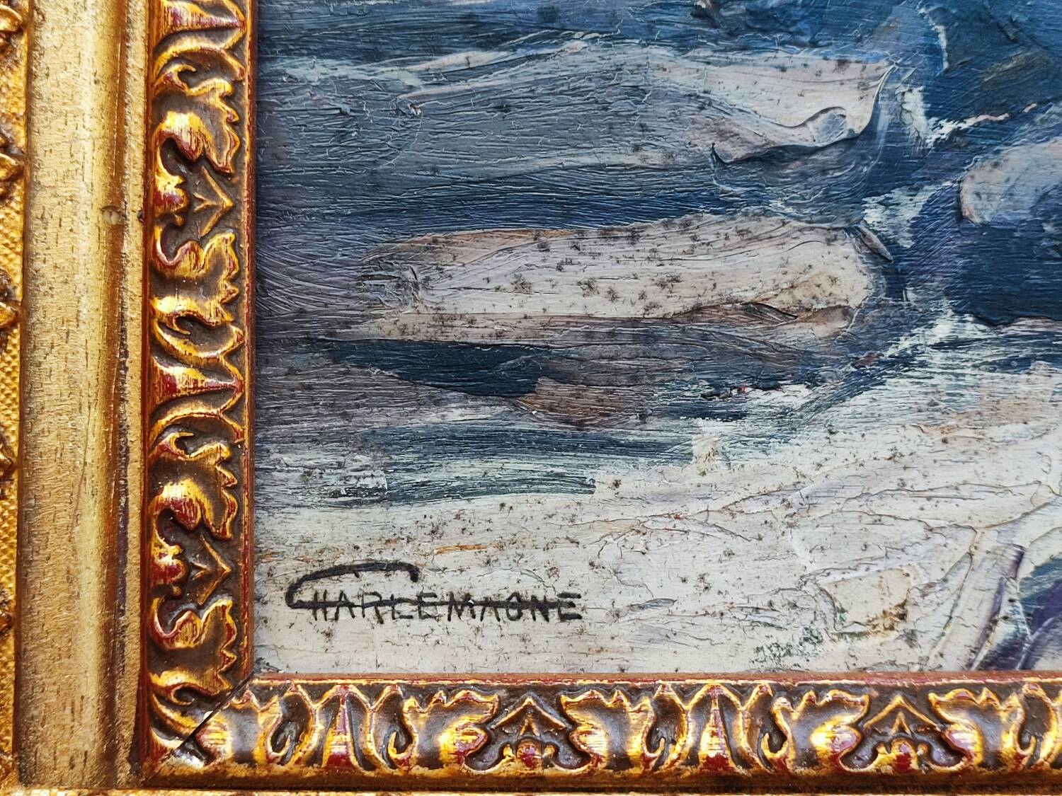 Oil painting - seascape Brittany