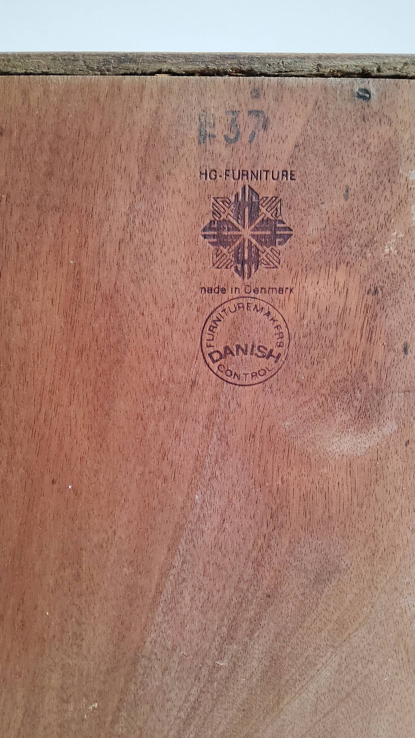 Hansen & Guldborg wall unit for HG Møbler 1960 Denmark
