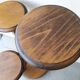 Wooden plant holder