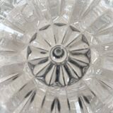 Vintage molded glass ceiling light