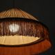 Beautiful suspension — earth stripes, bohemian fringes