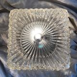 Vintage square glass ceiling light
