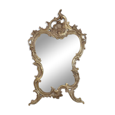 Old beveled mirror and bronze Louis XV style 52x32 cm SB