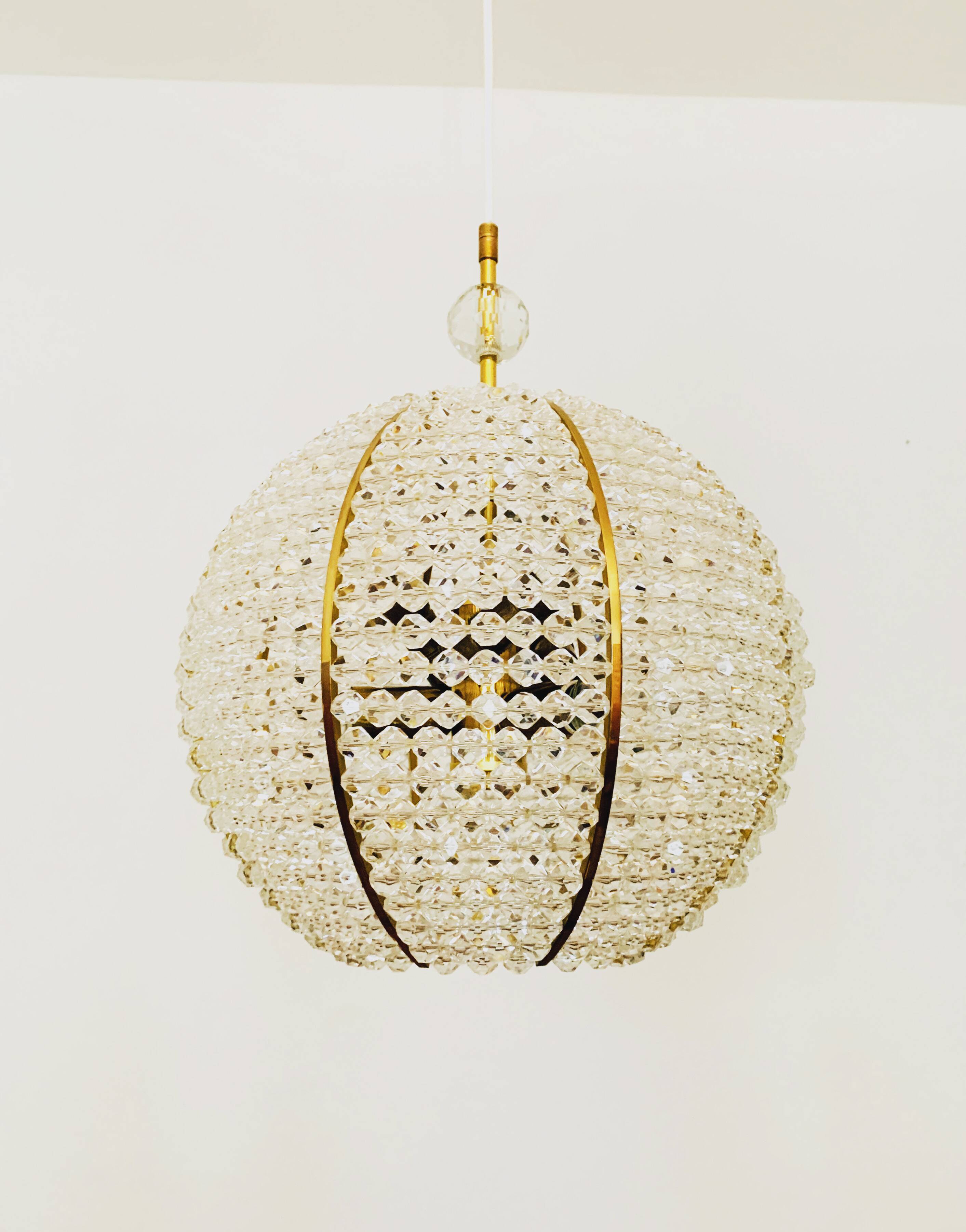 Large Acrylic Ball Pendant Lamp
