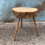 Cork oak tripod table