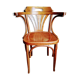 Fauteuil de bureau des années 50 en bois courbé