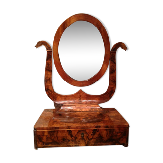 Psyche of 19th Charles X Walnut table
