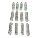 Antique Double Glass Knife Holders (Set of 12)