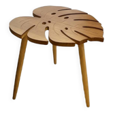 Modern Coffee Table in Leaf Shape, Minimalist Living Room Table, Kitchen and Living Room Furniture
