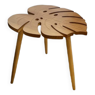 Modern Coffee Table in Leaf Shape, Minimalist Living Room Table, Kitchen and Living Room Furniture
