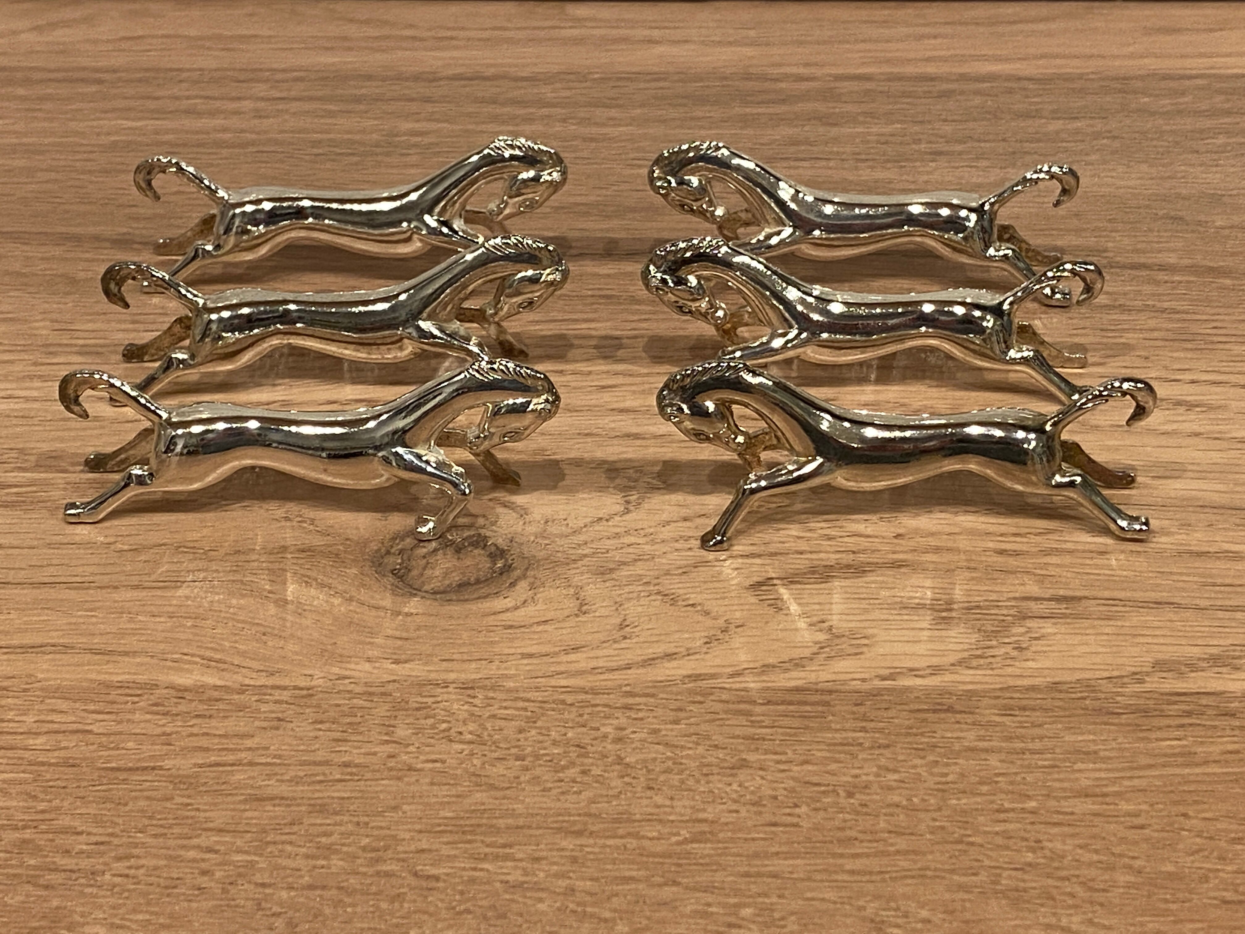 Set de 6 porte-couteaux