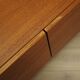 Danish teak cabinet with adjustable shelves, 1960s