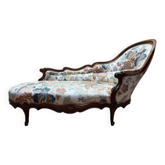 Louis Philippe meridian in carved walnut