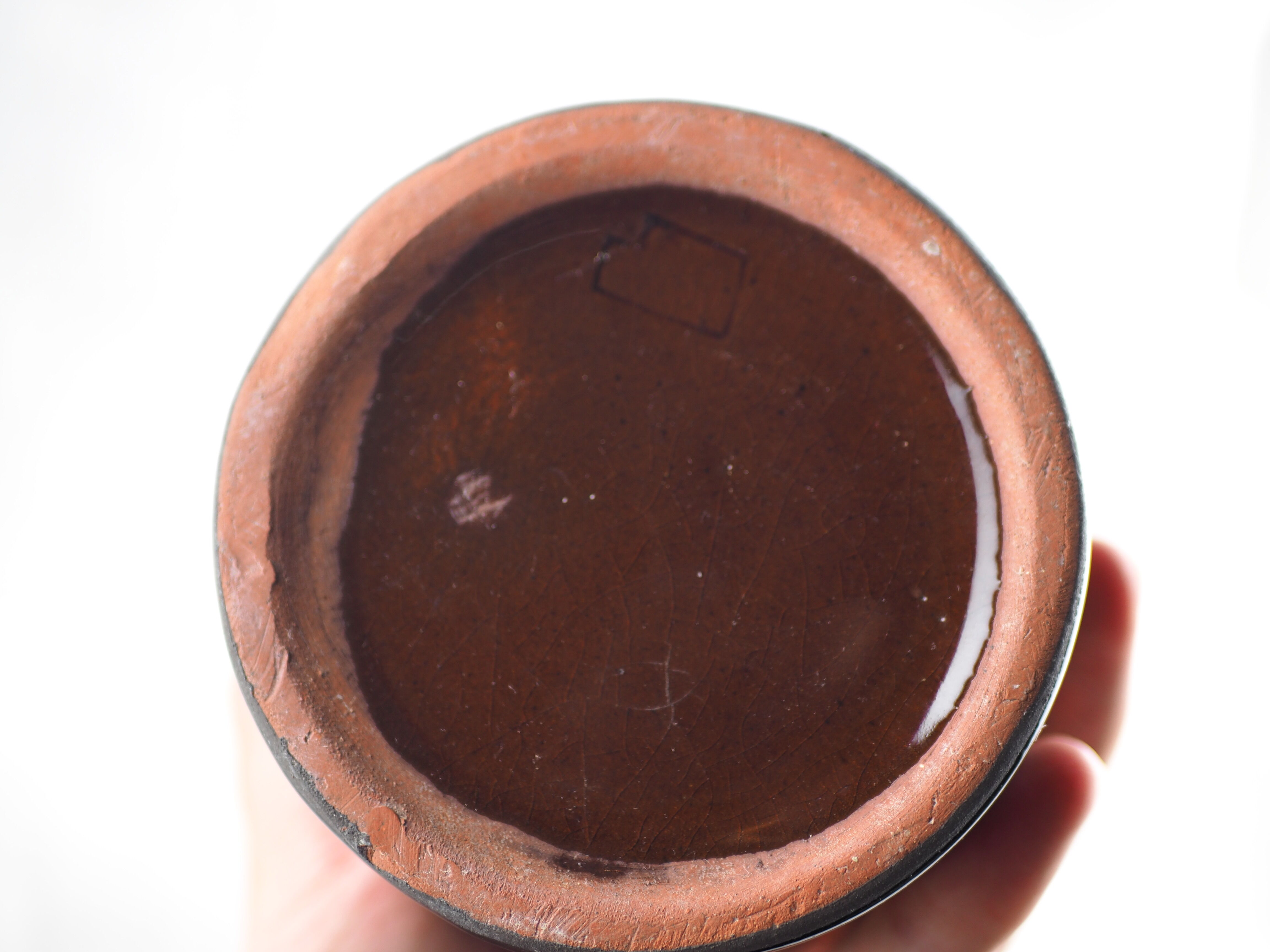 Water pitcher, vibe sixties black and ochre - anonymous - 50s / 60s