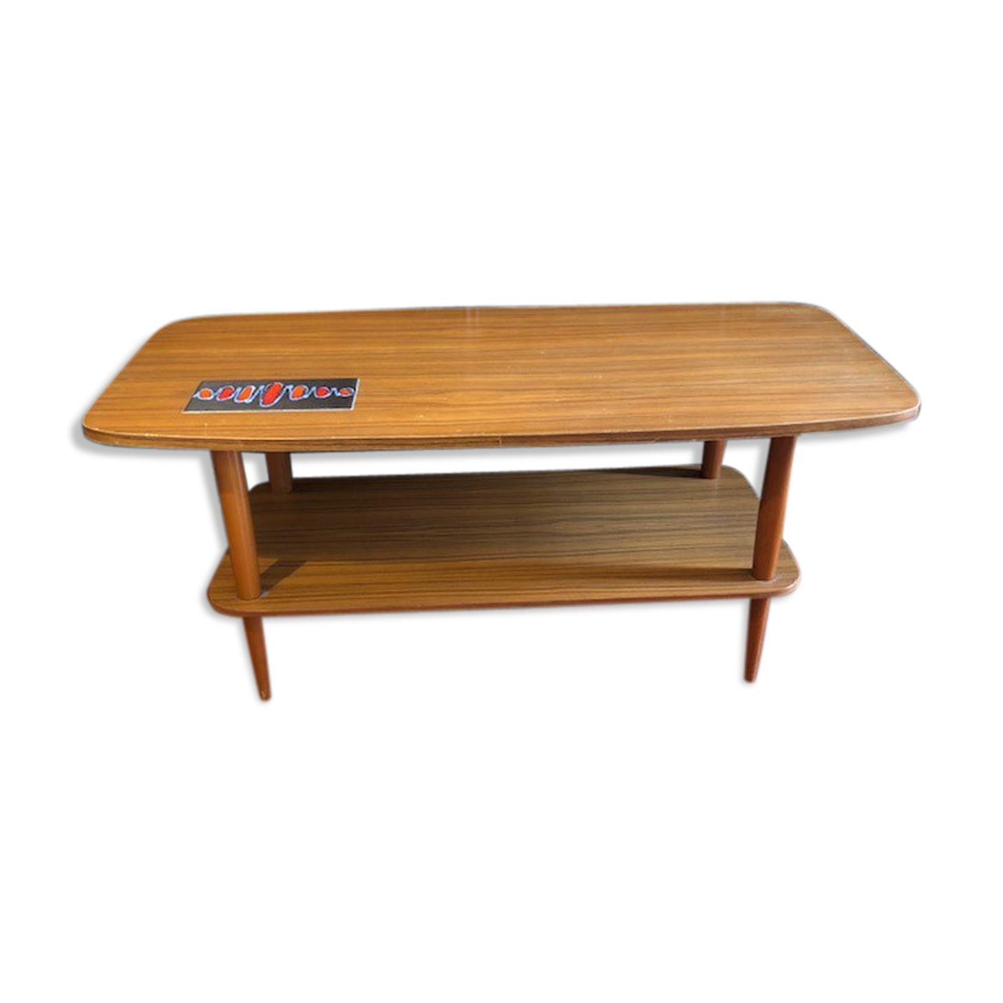 Scandinavian coffee table compass foot