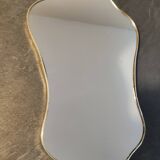 Asymmetrical free-form mirror vintage mirror