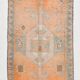 3x11 Orange Persian Runner, Rug For Hallway, Antique Runner Rug, 95x338Cm