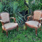 Paire de fauteuils style Louis XV