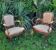 Pair of Louis XV style armchairs