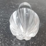 carved crystal decanter