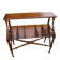 Vintage mahogany magazine/hotel book rack
