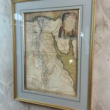Map of Egypt 1762 under frame