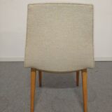 Pair of cocktail chairs in beech, Eastern Europe circa 1960.