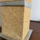 Vintage cork and chrome foot lamp