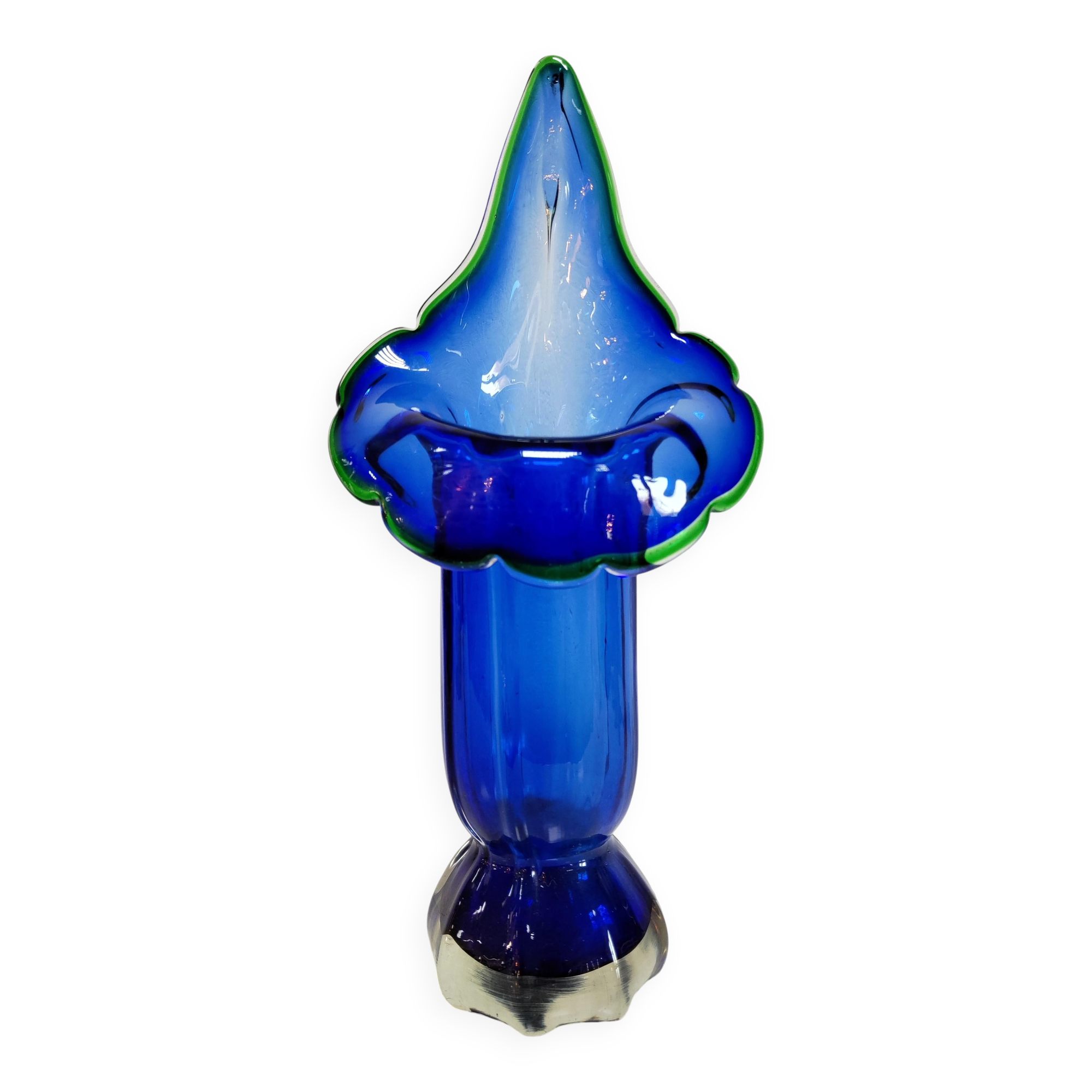Murano glass vase in the shape of a Calla lily, 1960s