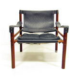 Sirocco armchair by Arne Norell rosewood